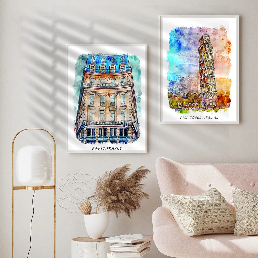Druk akwarelowy, plakat podróż – Germany Home Decor recenzja i cena