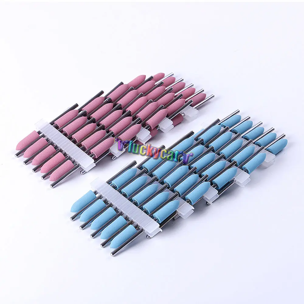 

Equipment 2.35mm Shank Dental Silicone Polishing Burs Rubber Polishers 100pcs