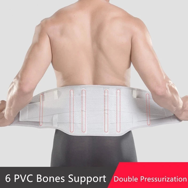 Double Pull Back Lumbar Support Belt Waist Orthopedic Corset Men Women Spine Decompression Waist Trainer Brace Back Pain Relief