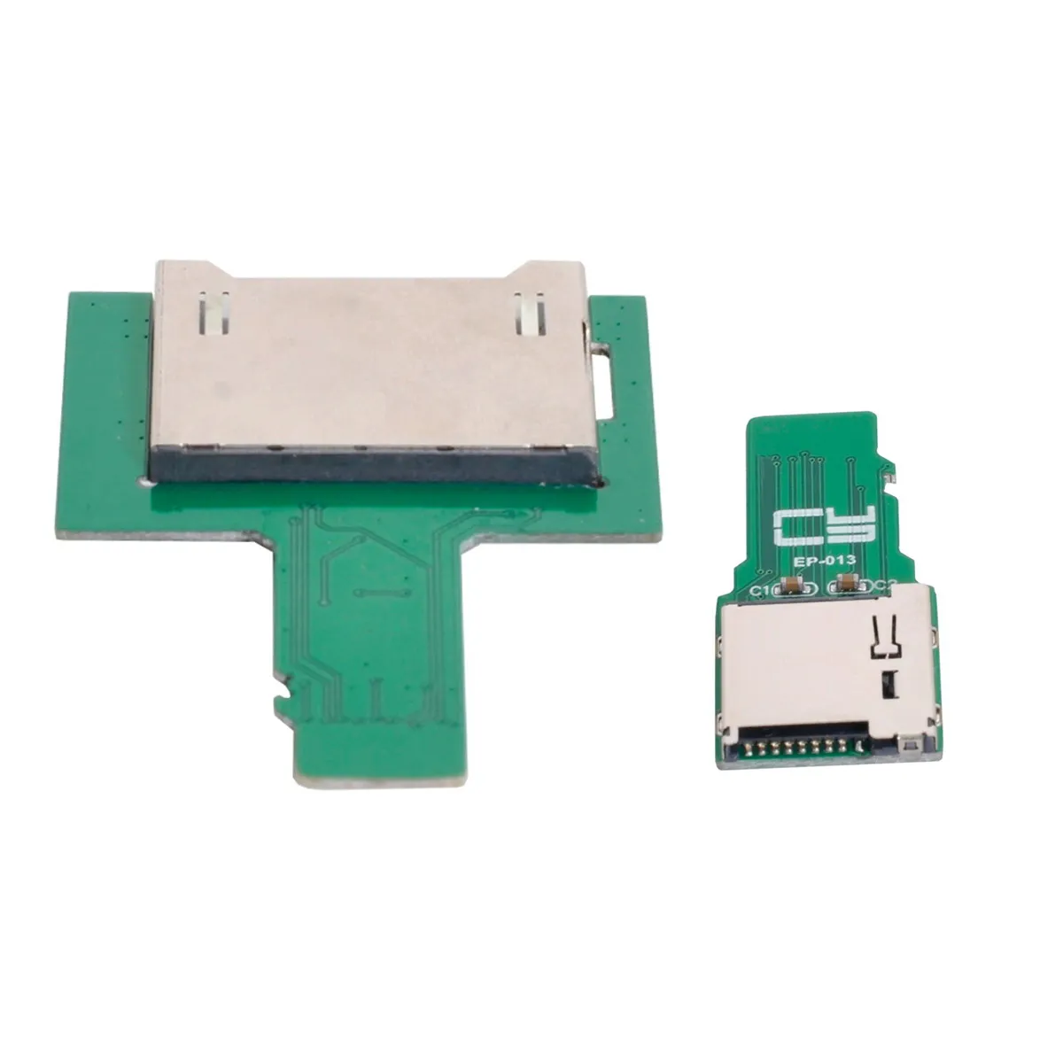 Cablecc 2 Chiếc TF Micro SD Nam Bộ Mở Rộng Sang SD Nữ Mở Rộng Bộ PCBA SD/SDHC/SDXC UHS-III UHS-3 UHS-2