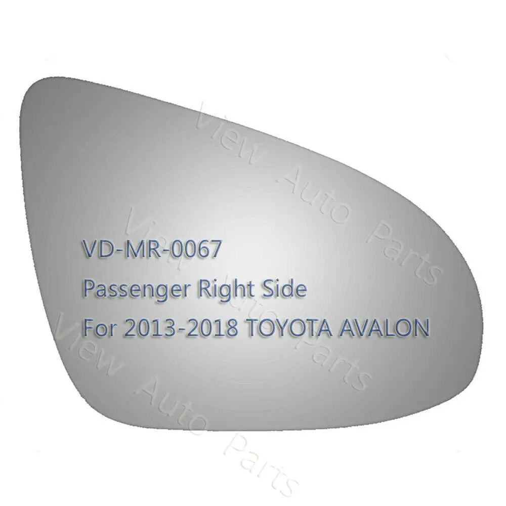 New Mirror Glass+Adhesive for 2013-2018 TOYOTA AVALON Passenger Right Side