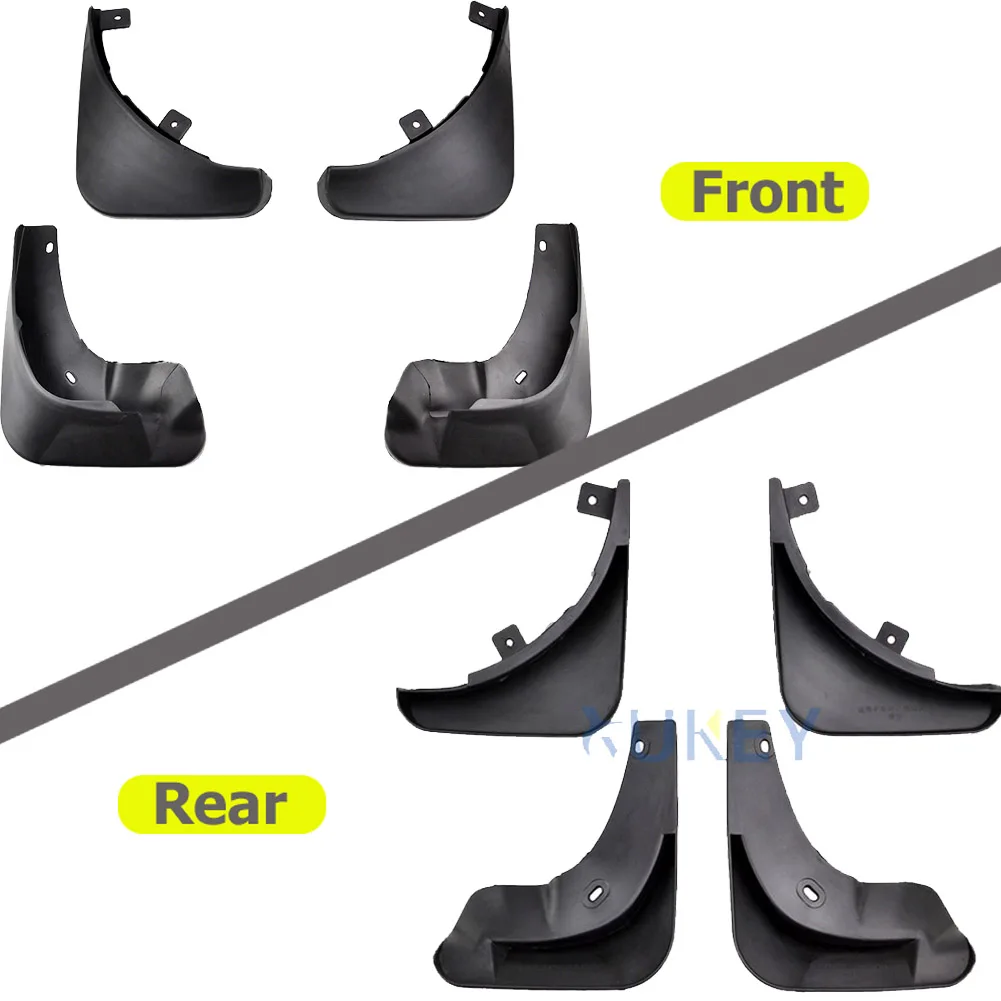 Set Molded Front Rear Car Mud Flaps For Skoda Fabia 2 5J Mk2 2007-2014 Splash Guards Mudflaps Mud Flap Mudguards Fender