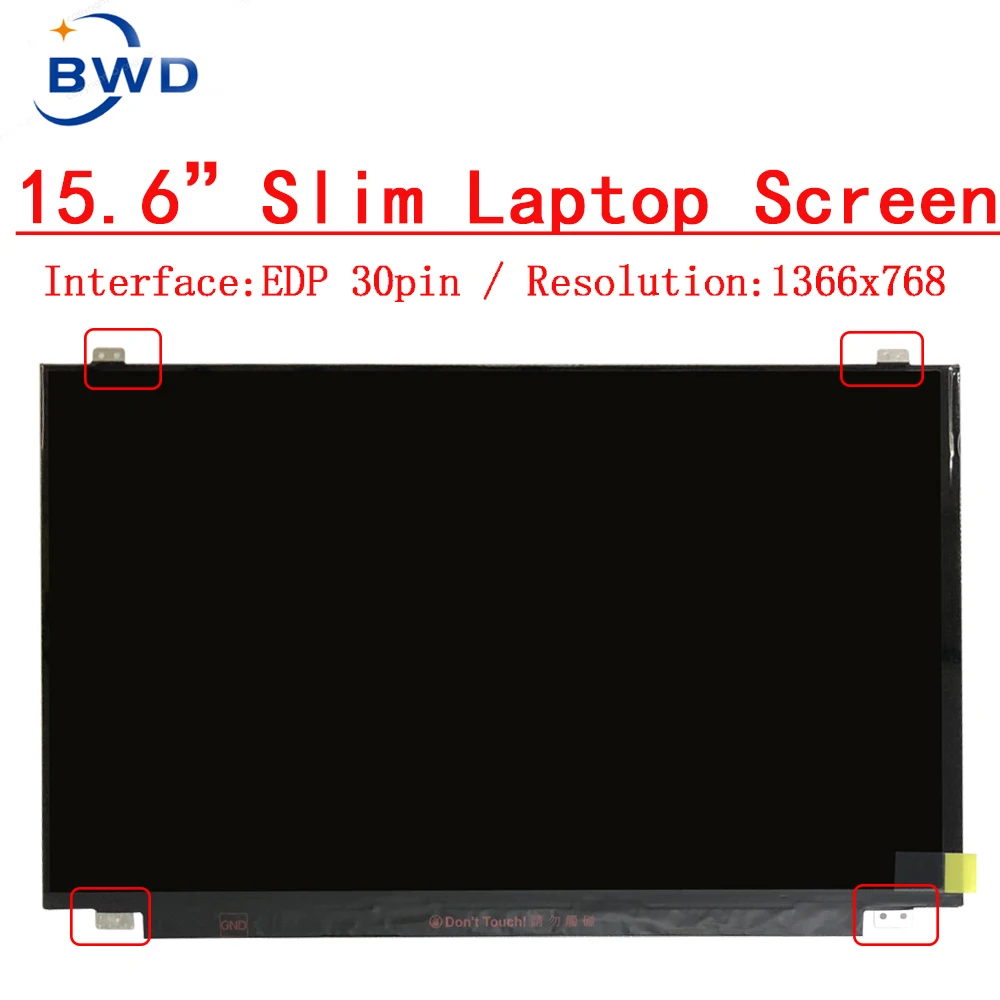 

15.6"Inch EDP 30Pins 1366*768 Laptop Screen NT156WHM-N42 N156BGE EA2 E32 B156XTN04.5 .6 B156XTN07.0 LP156WHB-TPA2 NT156WHM N32