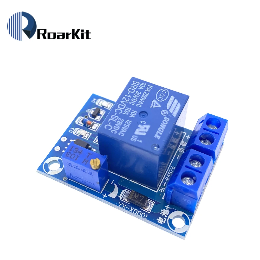 DC 12V Battery Undervoltage Low Voltage Cut off Automatic Switch Recovery Protection Module Charging Controller Protection Board