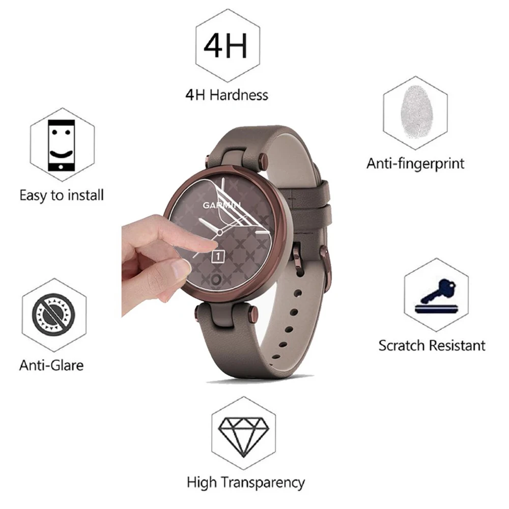 Ochraniacz ekranu do Garmin lily Smart Watch przezroczysta, odporna na zarysowania folia hydrauliczna miękka osłona ochronna do zegarka Garmin Lily