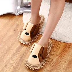 1 Pair Dust Mop Slippers Women Men Comfortable Reusable House Dusting Slippers Dust Floor Cleaning Mop House Shoes for Office