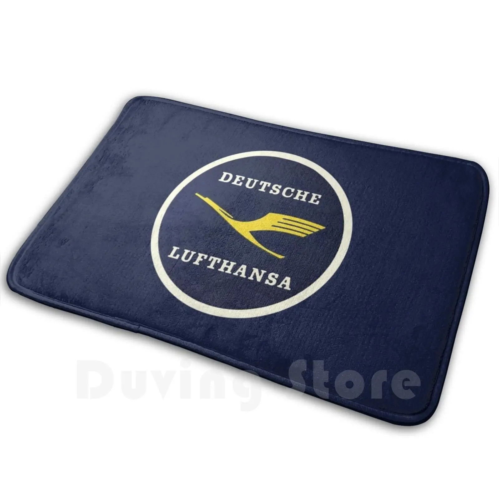 Lufthansa #1 Mat Rug Carpet Anti-Slip Floor Mats Bedroom Flying Flight Vintage Travel Bloxworth Transportation Nostalgia