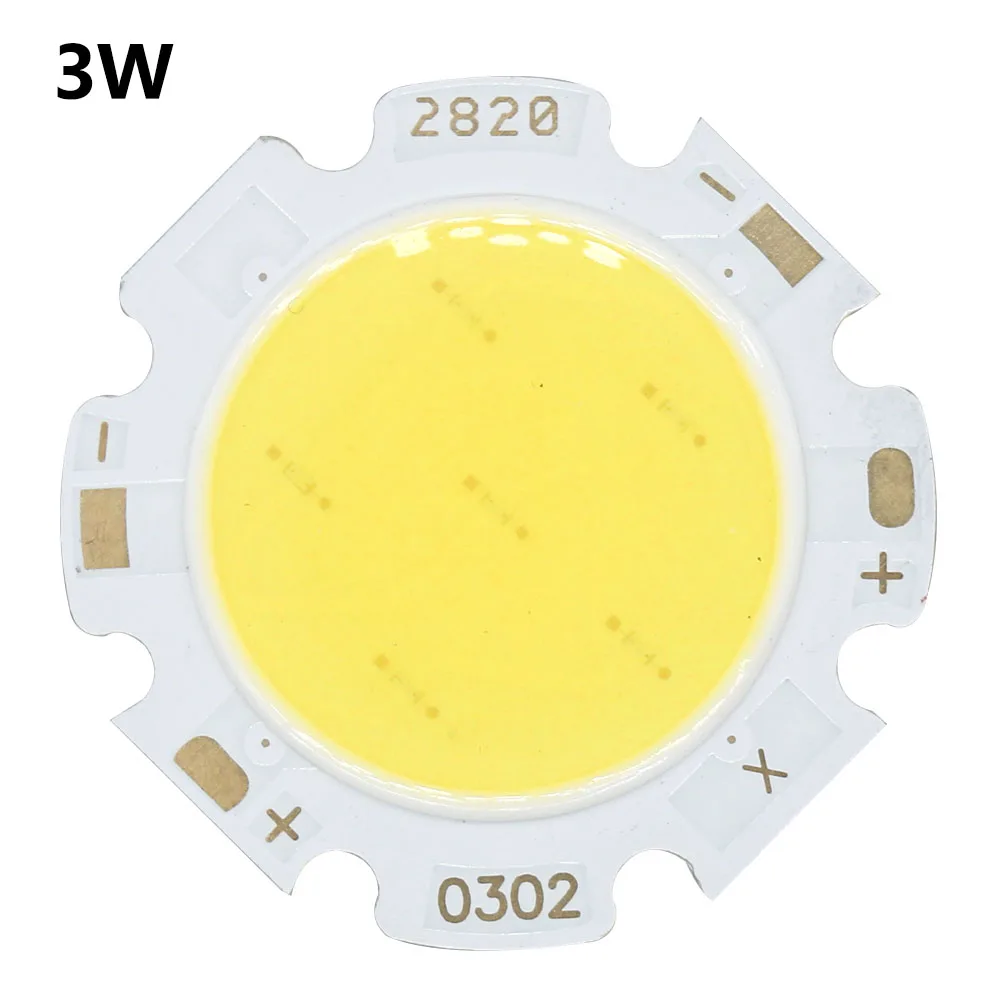 Chip de LED 3w, 5w, 7w, 10w, poder 300ma, 120-130lm, luminoso, 11mm, 20mm, diodos para lâmpada, holofotes, branco, 6500k, 10pcs