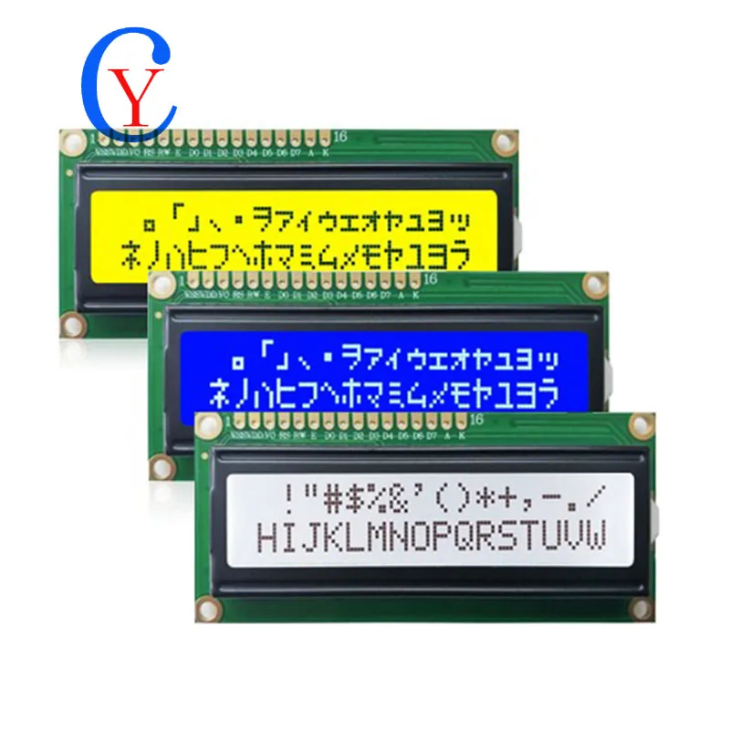 LCD1602 1602 Module Gray /Blue/Green Screen LCD1602+IC2 IIC/I2C 16X2 Character LCD Display Module 1602 5V