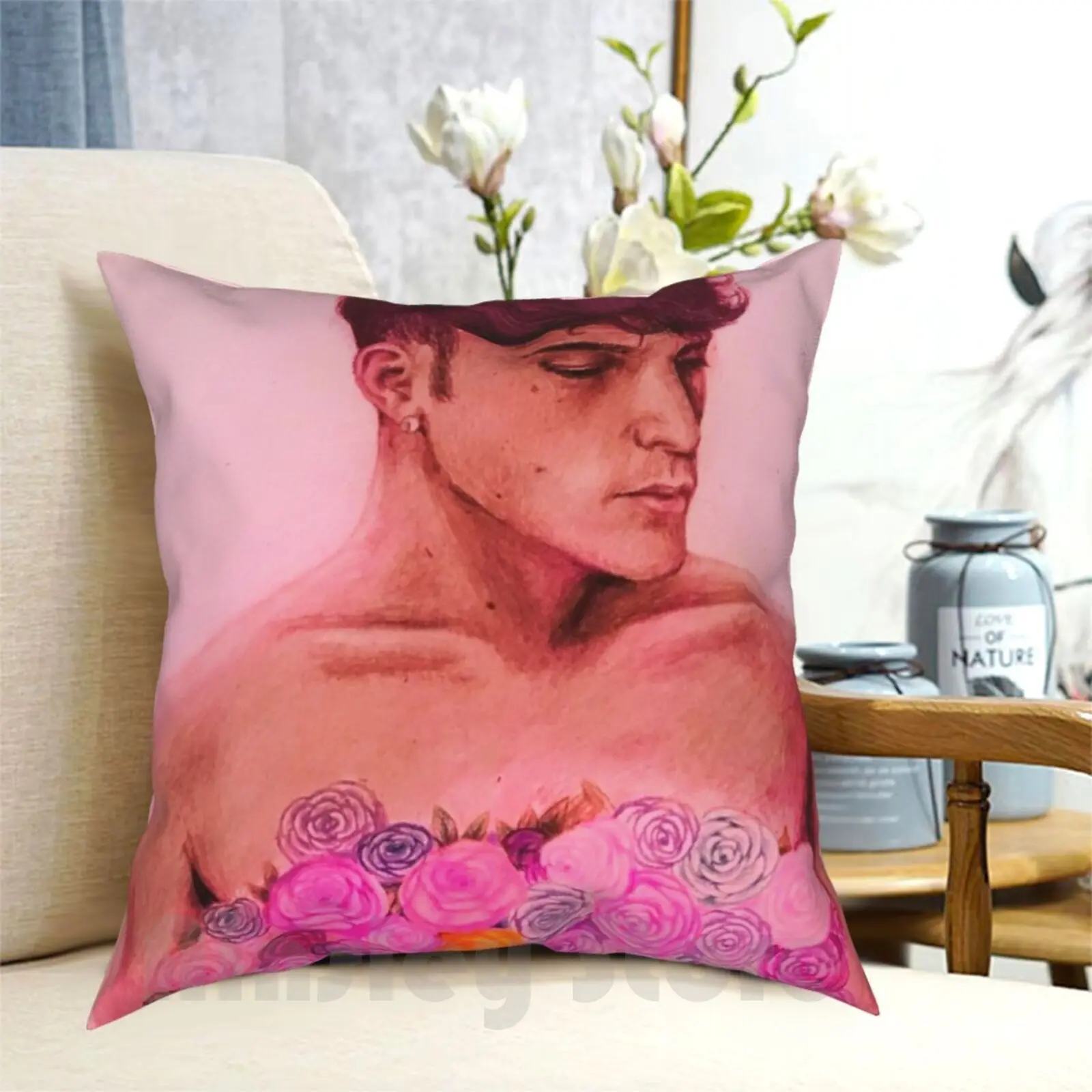 Rye Beaumont ( Featured Art , Pink ) Pillow Case Printed Home Soft DIY Pillow cover Roadtriptv Roadtrip3000 Ryebeaumont Rye