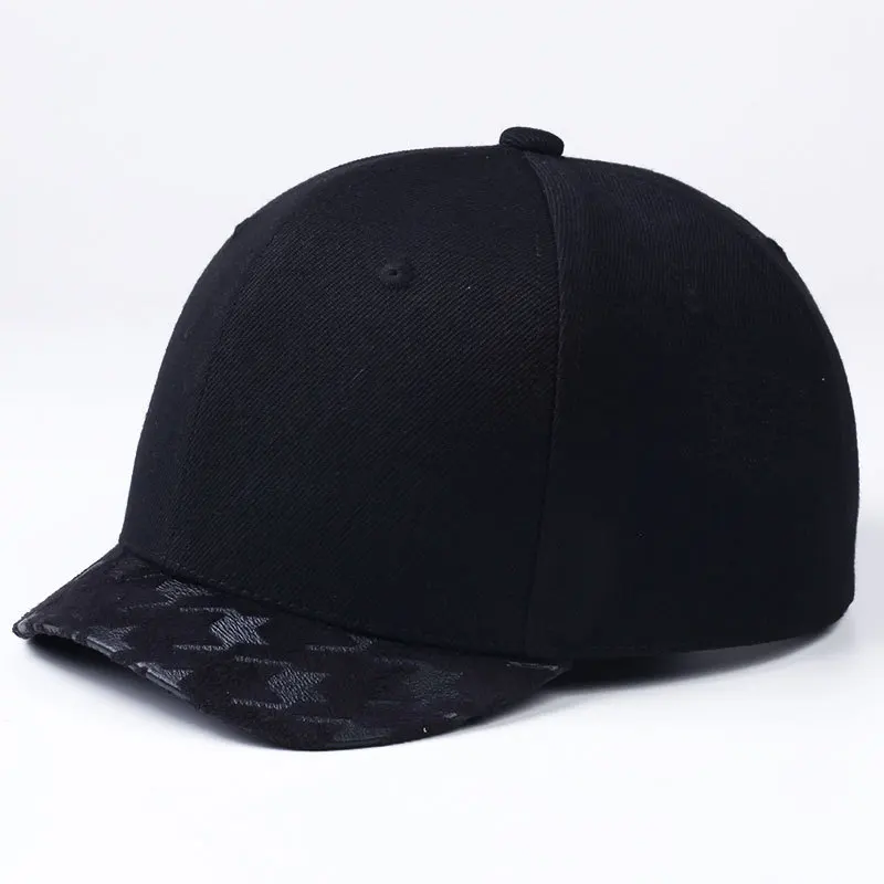 3cm Short Brim Baseball Cap American Women Men Short Brim Curved Brim Small Brim Retro Hat