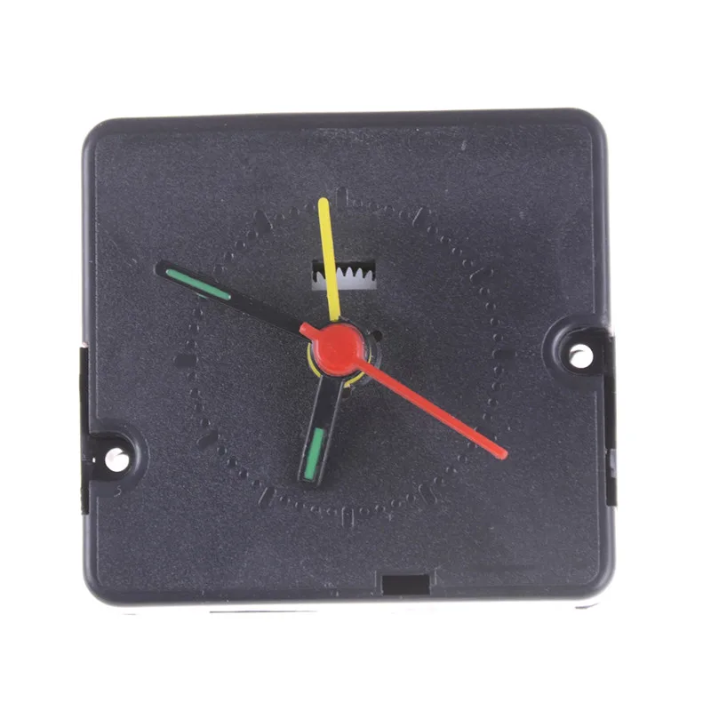 1Pc Hot Black Quartz Alarm Clock Movement Mechanism DIY Replacement Part Set