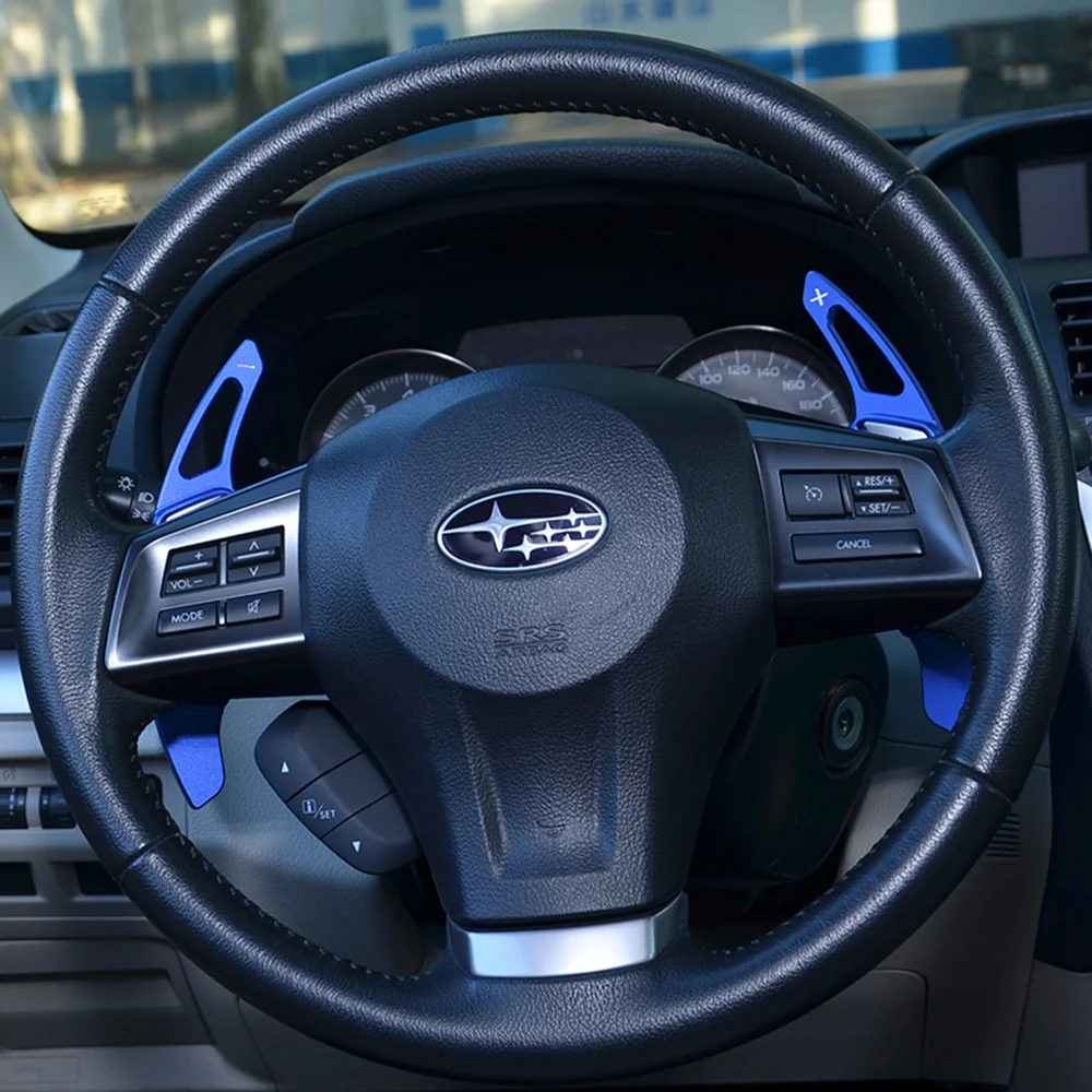 Bantalan pergeseran untuk Subaru XV Legacy Forester Outback Impreza WRX STI Levorg pemindah gigi roda kemudi mobil Extend DSG stiker gaya