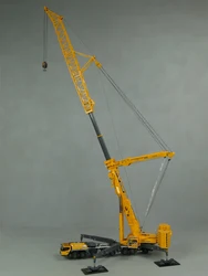 2021 New 1:50 XCMG 1200 Tons All Terrain Crane Model Wind Power Arm 2 Cab Separate Counterweight Collection Yellow