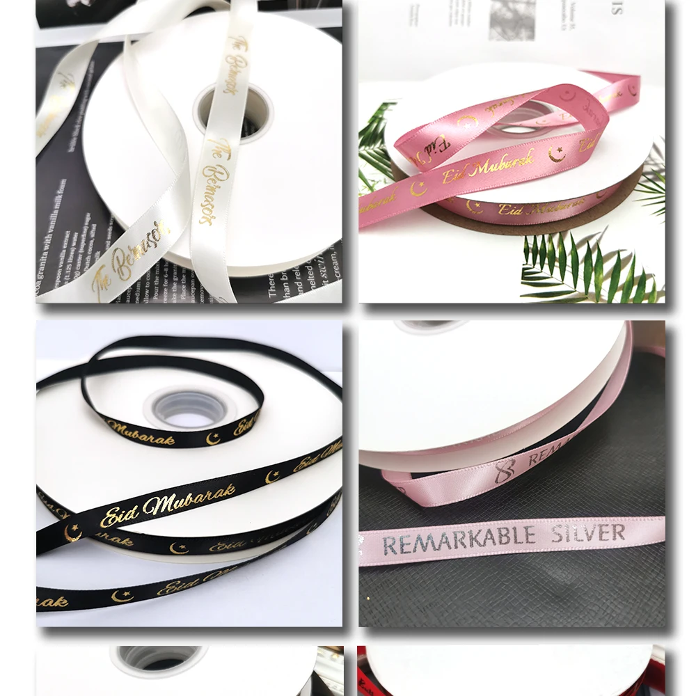 10mm-75mm individuell bedrucktes Band, persönliches Logo, Rubban, Geschenkbox, Backverpackung, Hochzeit, Geburtstag, Jahrestag, Armband, DIY, Schleifenherstellung – Detail 17