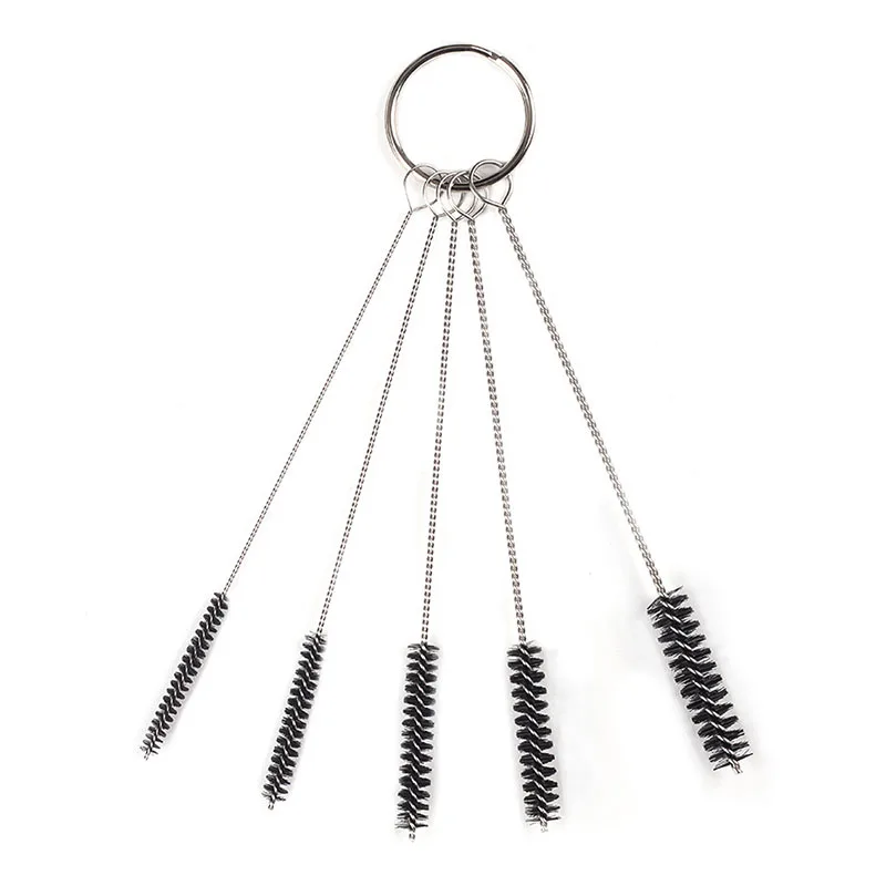 1Set Nylon Stainless Steel Tobacco Smoking Cleaning Brushes Accessory For Tobacco Pipe Smoke Tube Cleaning Tools