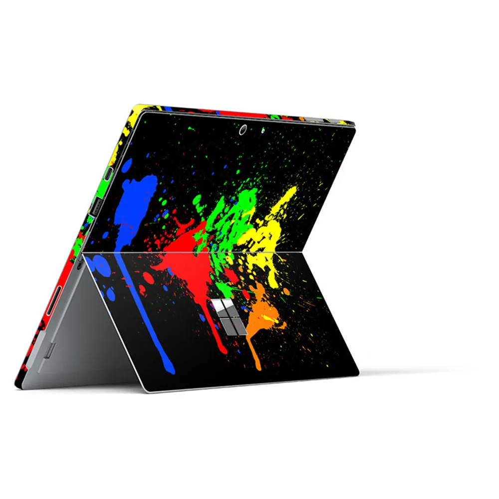 OEM เต็มรูปแบบสีดำสติกเกอร์ผิวสำหรับพื้นผิว Pro 7