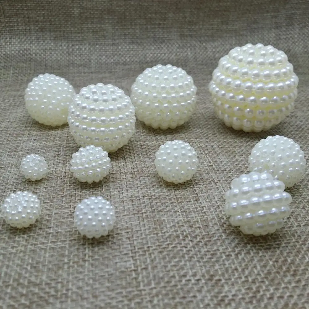 10/12/14/20mm  ABS Pearl Beads Bayberry Beads  Round Loose Beads Imitation Garment Beads For Jewelry Making DIY Accessories