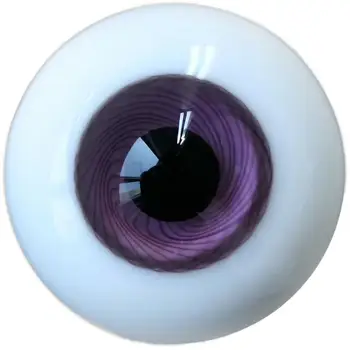 [Wamami] 6mm 8mm 10mm 12mm 14mm 16mm 18mm 20mm 22mm 24mm ojos de cristal púrpura globo ocular muñeca BJD Dollfie Reborn hacer artesanías