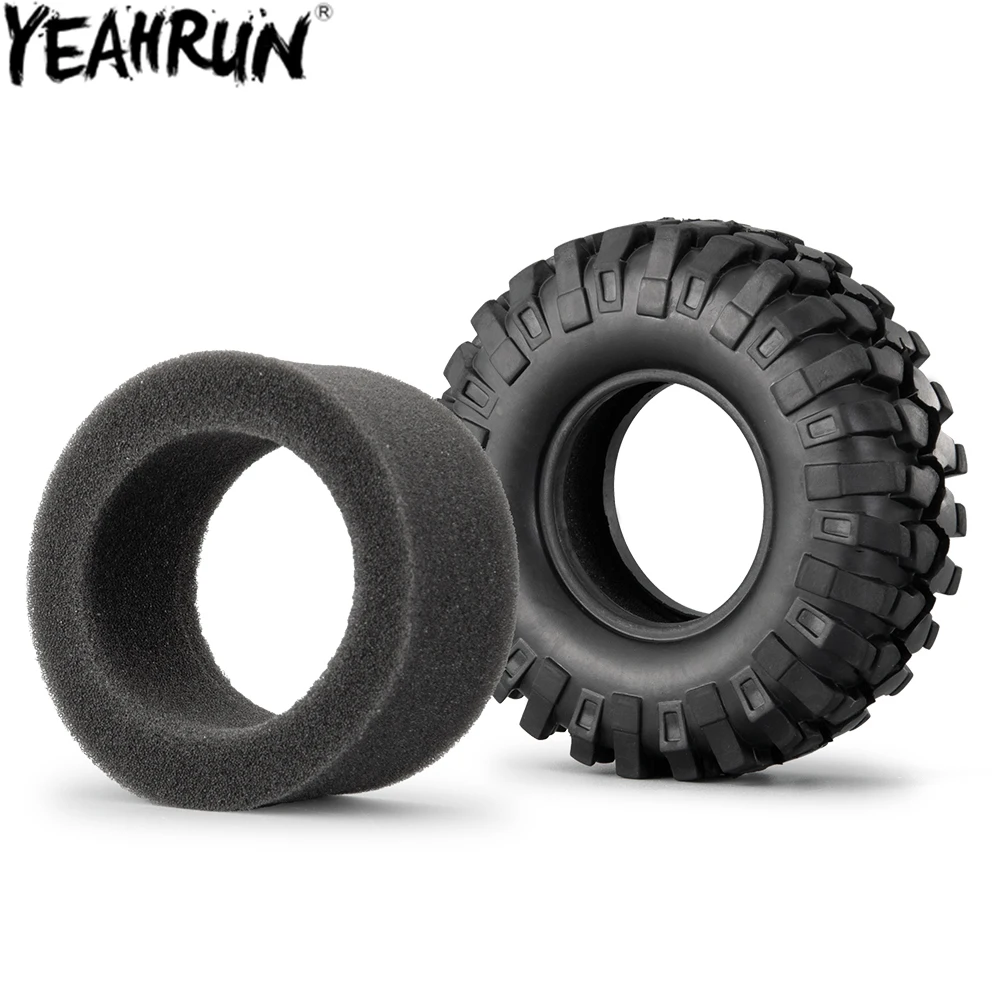 

YEAHRUN 1.9 Rubber Tyre Wheel Tires 96/108mm OD for 1/10 RC Rock Crawler Car Axial SCX10 CC01 D90 4WD TRX4 TRX6