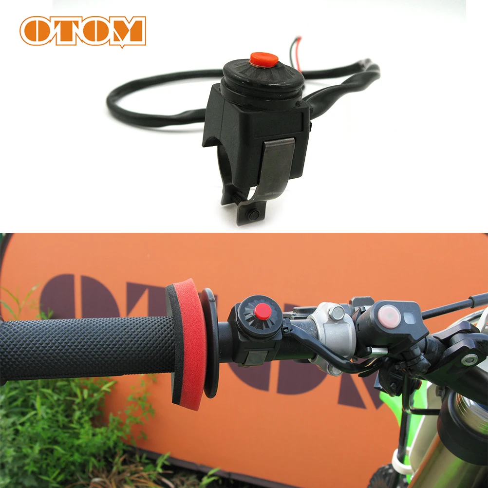 OTOM Momentary Universal Push Button Switch Motorcycle On/Off Power Switchs Engine Starter Kill For KTM EXC HUSQVARNA TE CRF KXL