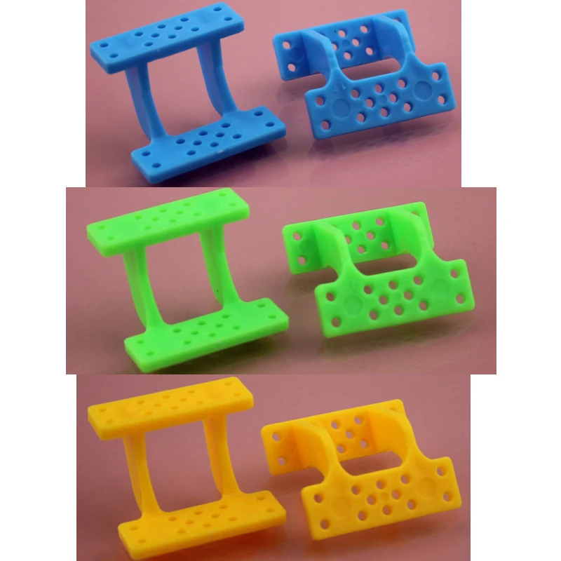 10pcs 30x25x20mm Step support dron rc car plane robot kids toys for boys diy baby accessories montessori juguetes nero