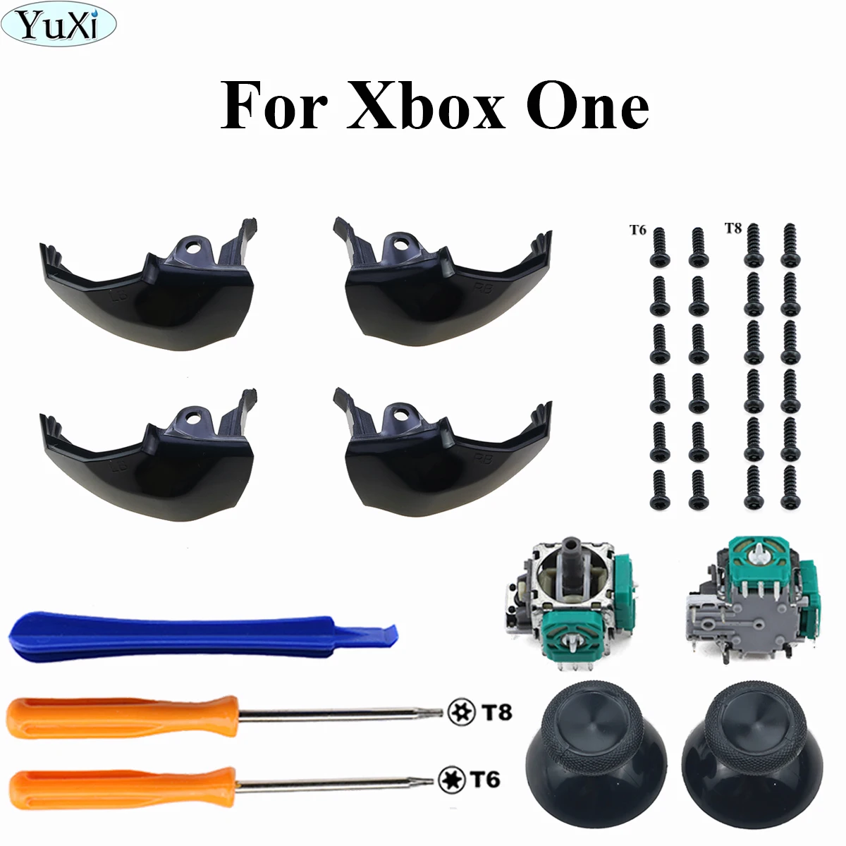 

YuXi Replacement LB RB Bumper Button Trigger Parts For Microsoft for Xbox One Controller for XboxOne Controller