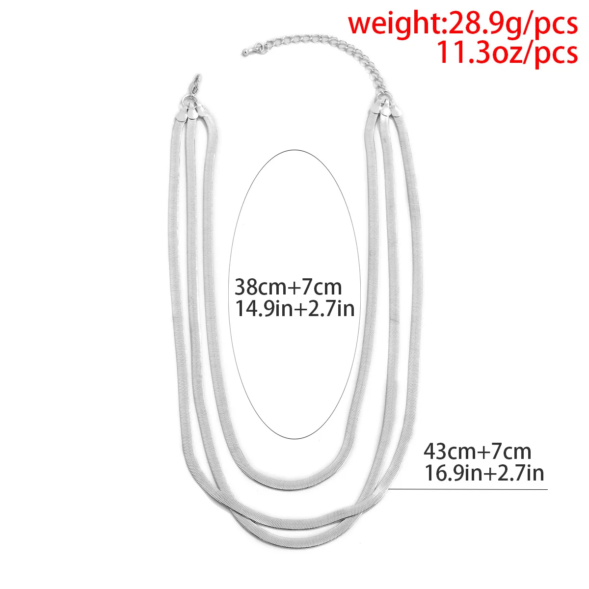 Boho Flat Snake Chain Multilayer Necklace Women\'s Retro Personality 2022 Fashion Creative Charm Clavicle Necklaces Girl Jewelry