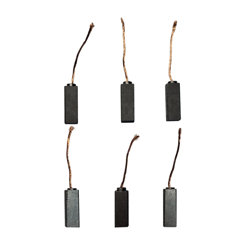 10 pz 4.5*6.5*19mm regolatore auto spazzola di carbone pezzi di ricambio auto motori elettrici strumento spazzole di carbone di ricambio