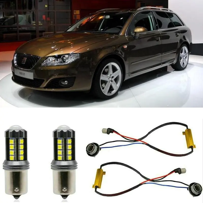 

Fog lamps for SEAT EXEO 3R2 Stop lamp Reverse Back up bulb Front Rear Turn Signal error free 2pc