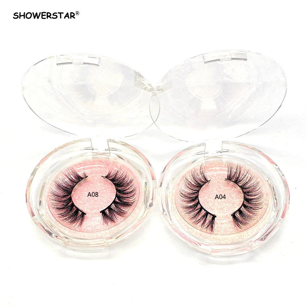 

SHOWERSTAR 17mm Lashes 3D Flase Eyelashes Natural Fluffy No Cruelty Mink Lashes Sexysheep Factory Direct Sales