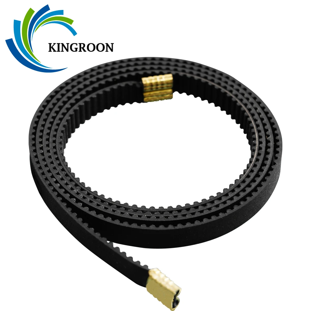 

KINGROON 3D Printer Belt 2GT Belt Width 6mm Open Timing Belt For 3D Printer GT2-6mm Pulley Synchronous belt for Ender 3 Ender 5