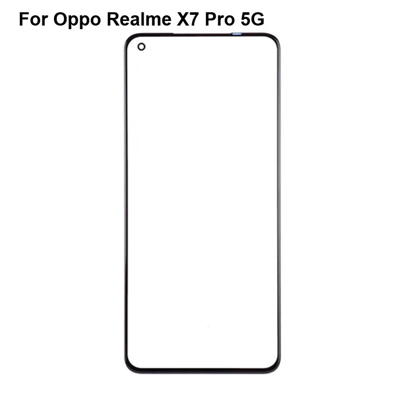 

Для Oppo Realme X7 Pro 5G ремонт переднего внешнего стеклянного объектива сенсорный экран внешнее стекло без гибкого кабеля для Oppo Realme X 7 Pro 5G