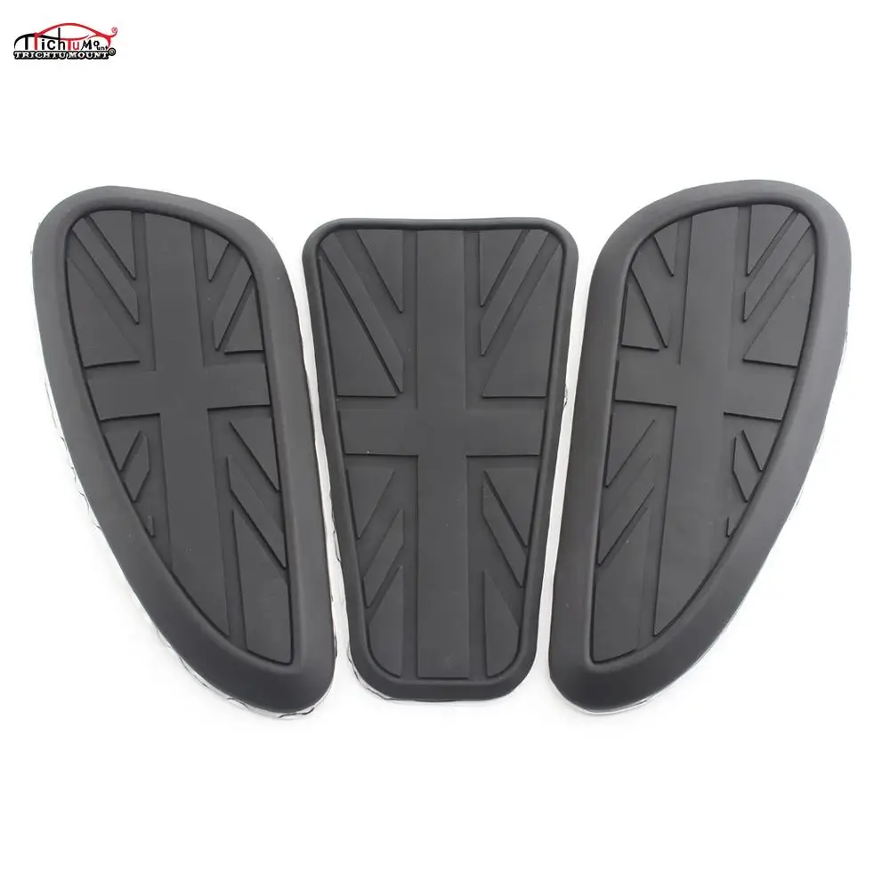 Universal Motorcycle Gas Traction Sticker Tank Side Pad Knee Grips Protector For Harley For Yamaha Cafe Racer Retro Rubber Decal