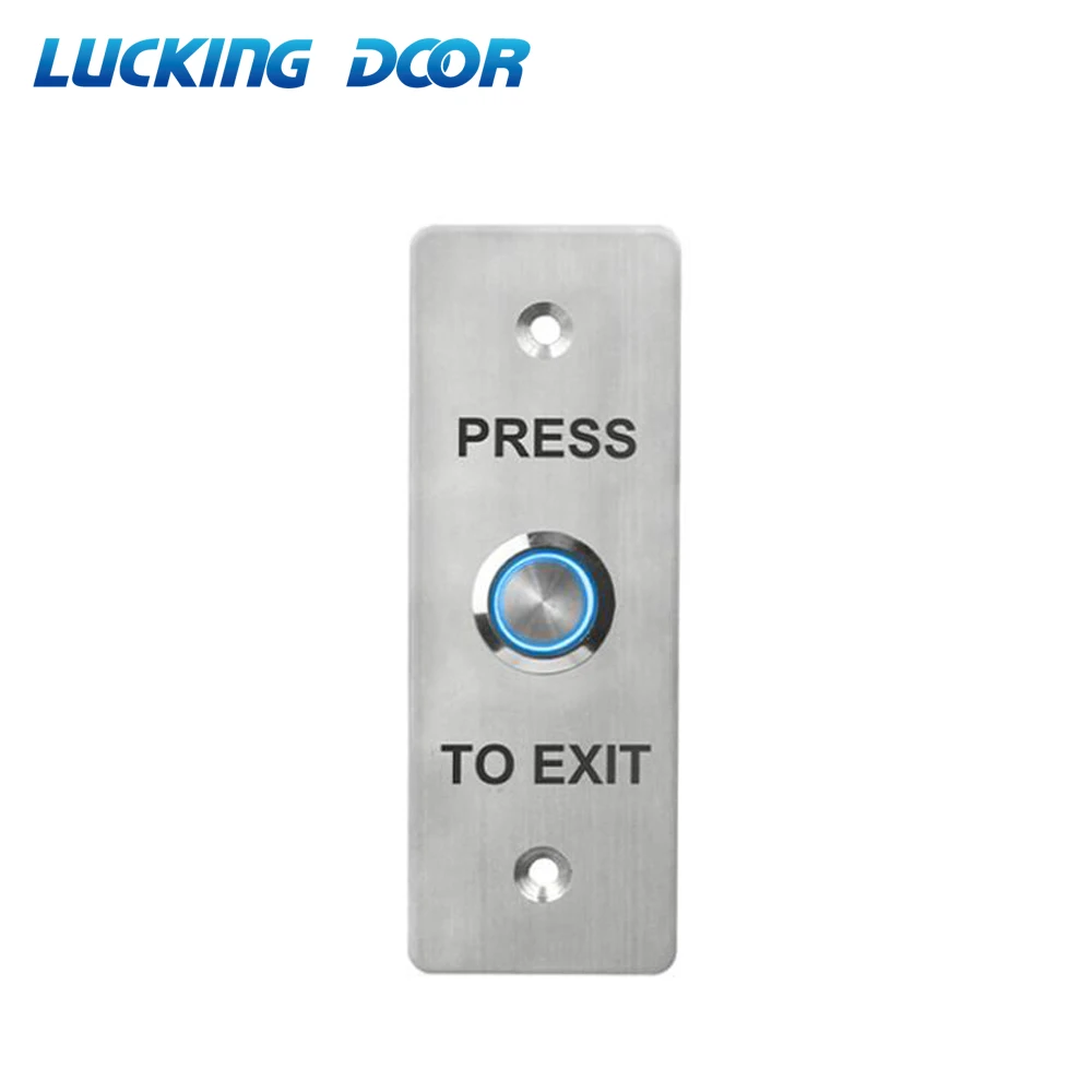 Access Control Exit Button Push Switch Door Release Buttons Open Electronic Gate Lock With light