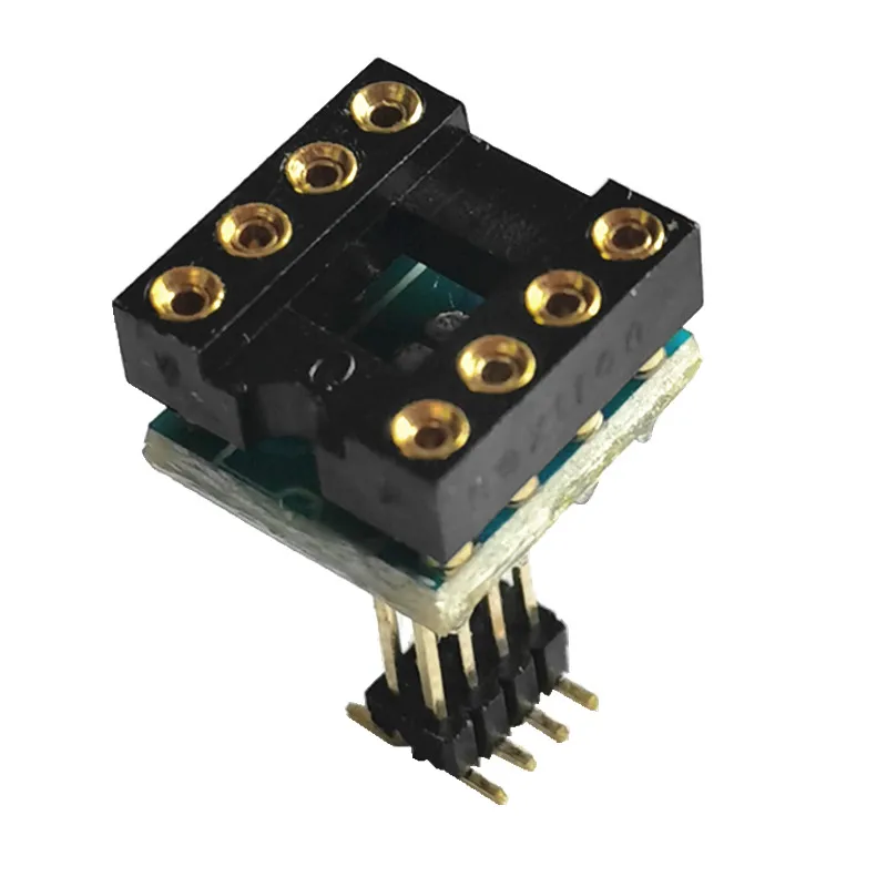 Dip8 до sop8 гнезда адаптеров позолоченное op amp сиденье 1,27 мм/2,54 мм 5532 muses02 opa2604aplme49720