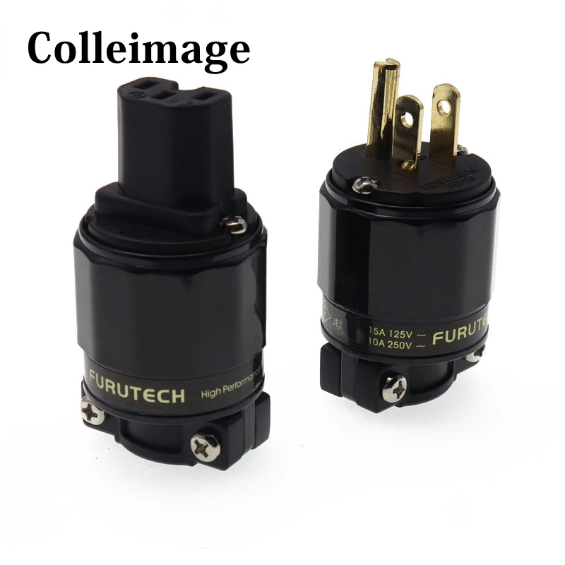 Hifi FI-11-N1M(G) US version gold plated Power Connector Series Power Plug amplifier CD player Audio power cable Socket