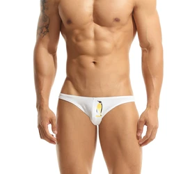 New SEOBEAN Brand underwear printed sexy underwear men low-rise underpants bikinis briefs