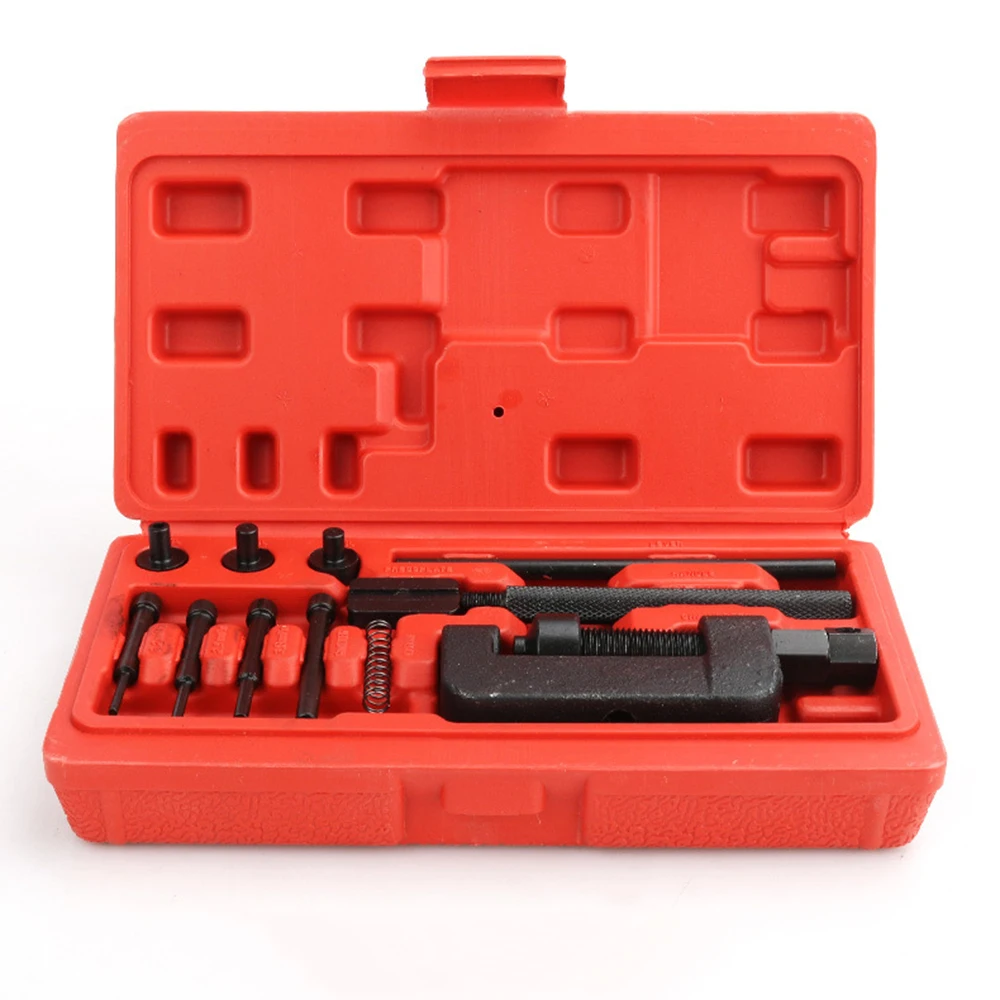 

Motorcycle Bike Chain Breaker Splitter Riveting Tool Repair Tools Set Launches Chain Pin Press Handle Motorbike Chain Riveter