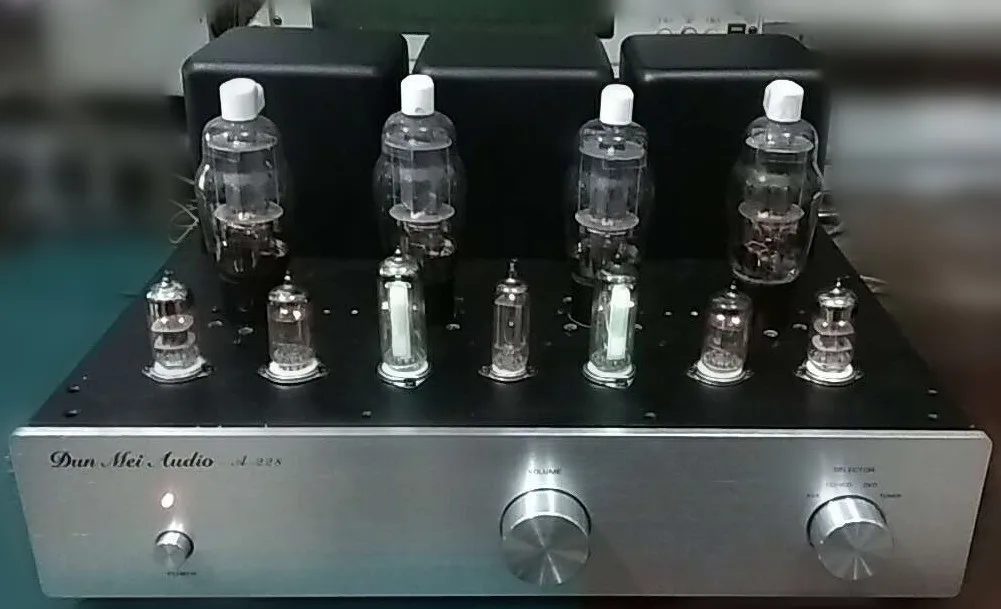 Upgraded Version High Fidelity HIFI 50W+50W FU-7 (807) Tube Amplifier Push-Pull Tube Amplifier Tube:6H3N、 6H1N