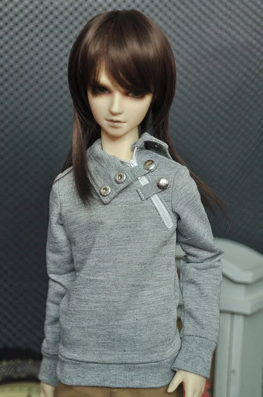 1/4 1/3 scale BJD clothes Grey Top sweater for BJD/SD MSD SD13 SSDF ID72 HID strong Uncle doll accessories C0092