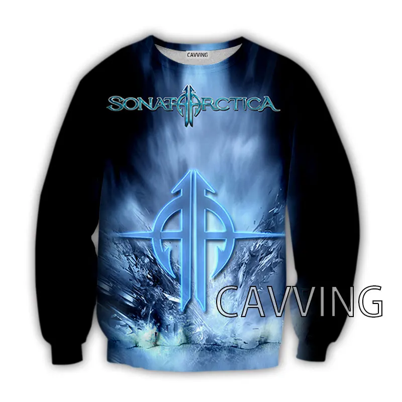 

New Fashion Women/Men's 3D Print Sonata Arctica Band Crewneck Sweatshirts Harajuku Styles Tops Long Sleeve Sweatshirts