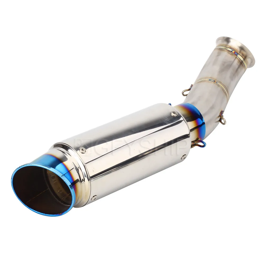 Motorcycle Hyperstrada 821 Exhaust And Mid Link Pipe System For Ducati Hypermotard 821 2013 to 2018 Hyperstrada Escape Slip-on