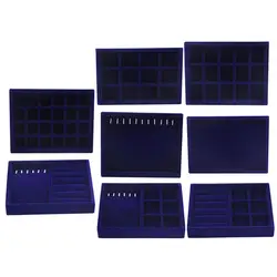 Earrings Necklace Case Jewelry Display Organizer Box Tray Showcase Holder 20 x 15 x 3cm
