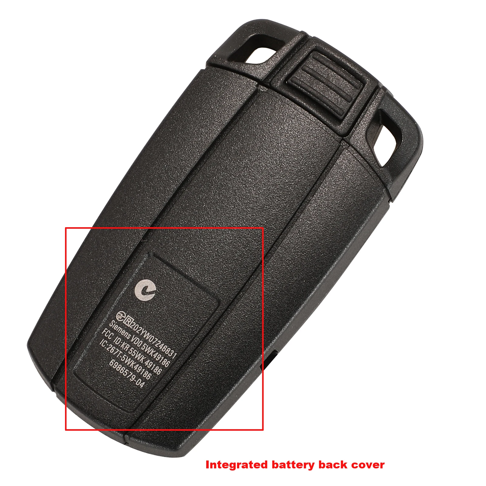 Jingyuqin telecomando 3 pulsanti chiave dell'automobile custodia Shell Smart Blade Fob custodia Cover per BMW 1 3 5 6 serie E90 E91 E92 E60 con Logo