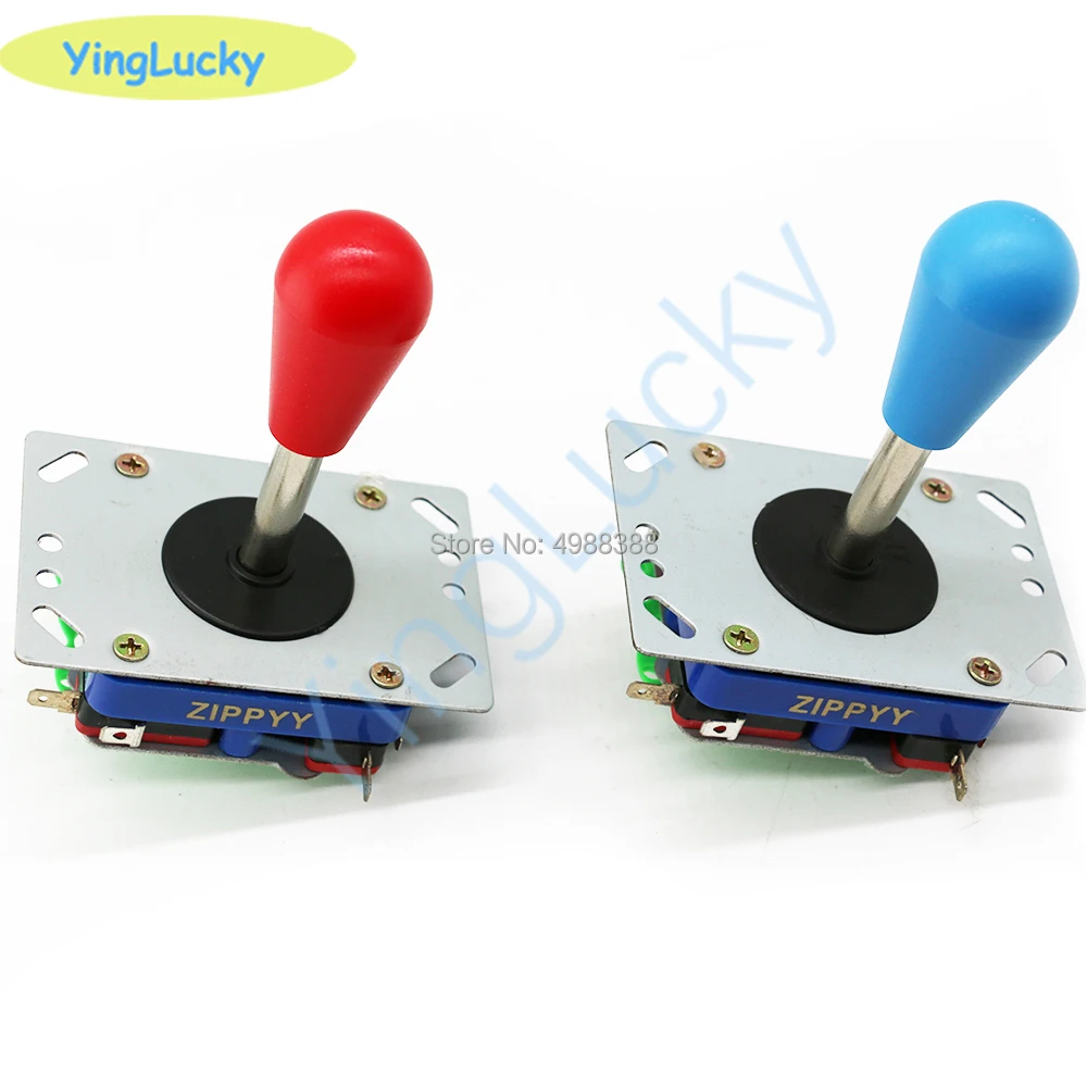 2 pcs Arcade joysticks / Happ zippy  / 8/4/2 way Operation American Joystick with Micro-Switch game accessories for Jamma