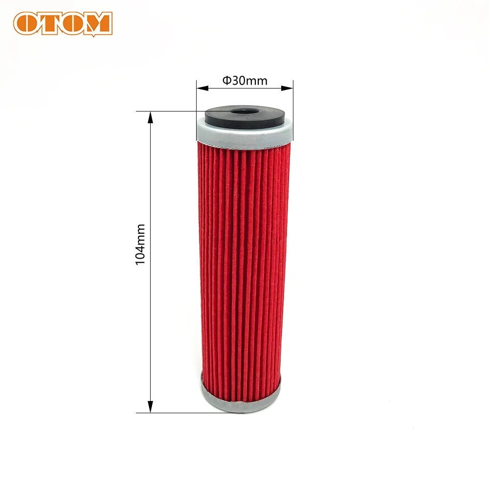 OTOM 4/6pcs Motorcycle Oil Filter Transmission Fuel Filters For ZONGSHEN NC250 NC450 RX3 KAYO Motoland BSE Dirt Bike Engine Part