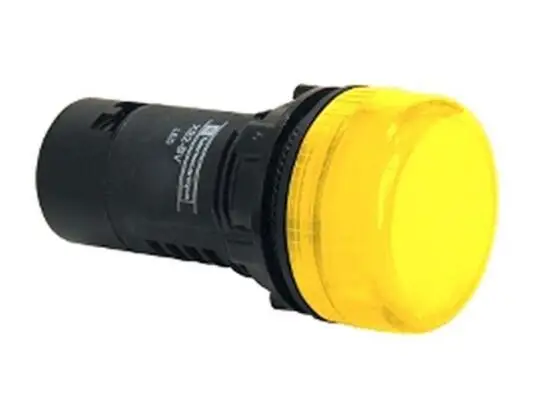 Indicateur LED XB2B jaune, 22mm, 24vac/DC