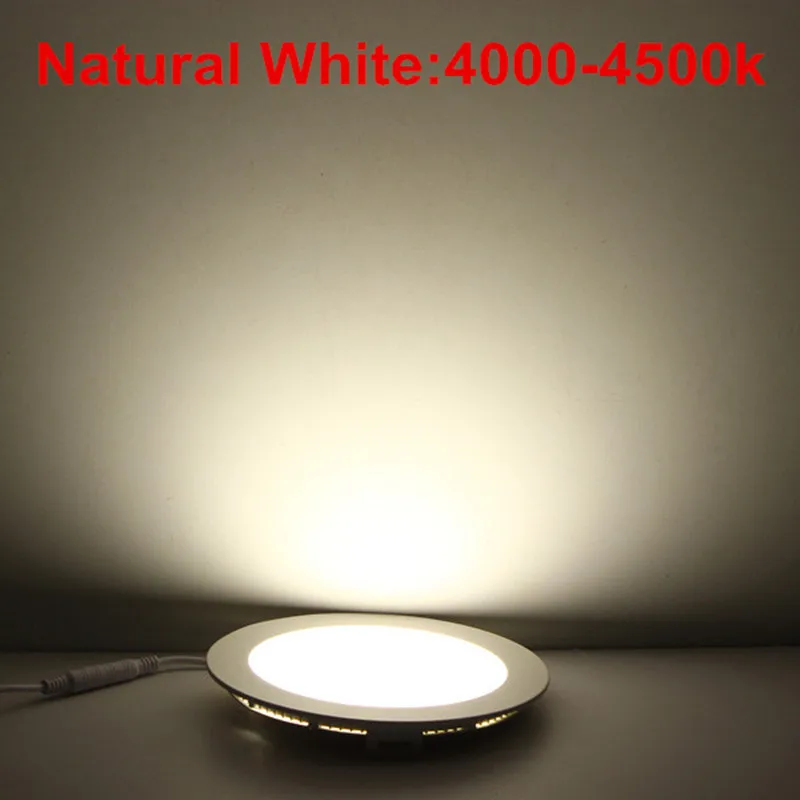 LED Downlight Dimbaar 3W 4W 6W 9W 12W 15W 25W Ronde Ultradunne SMD 2835 Power Driver Plafondpaneel Verlichting Koel Warm Wit