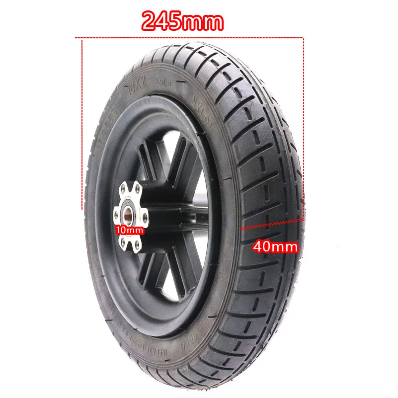 10x2 Pneumatic Inner Tube Outer Tire 10 Inch Rear Wheel Hub Disc Brake Tyre Accessories for Xiaomi Mijia M365 Electric Scooter